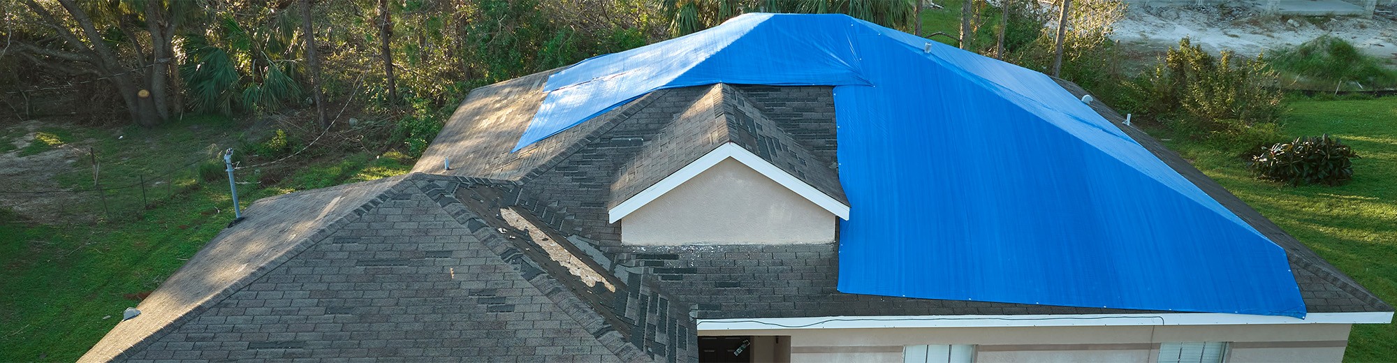 leaking roof repair being completed in Indianapolis