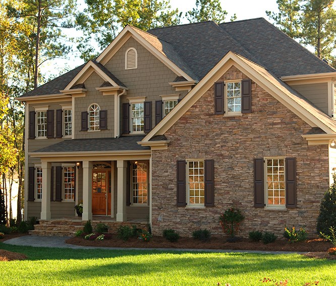 complete stone siding replacement