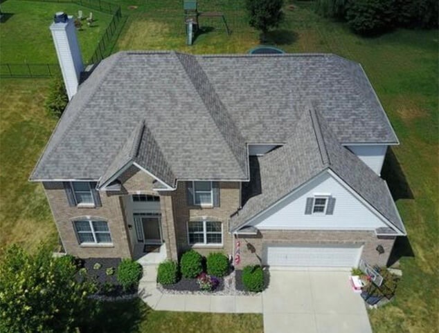 home in Fishers, IN needing roof repair