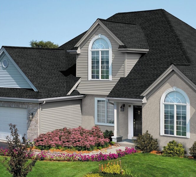 home with new roof in Fishers, IN