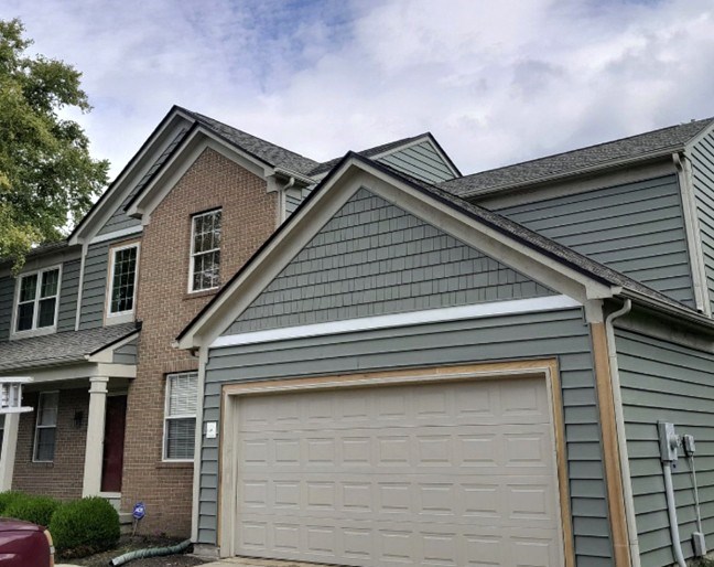 Indianapolis home with new roof repair