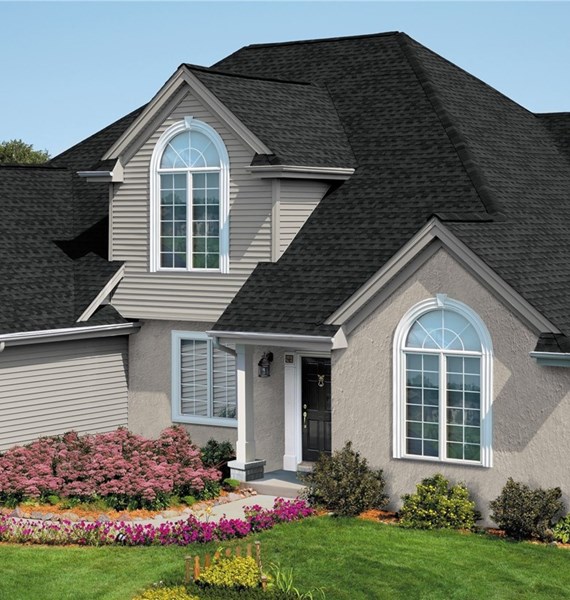 Affordable roofing system installed on residential home