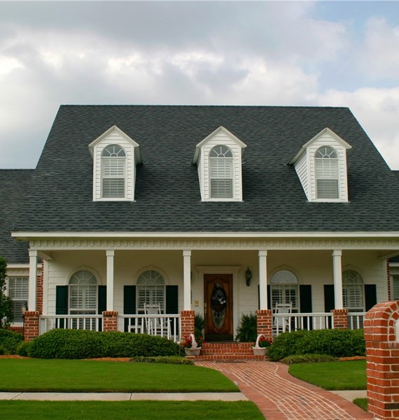Gable roof replacement on Indiana residential property