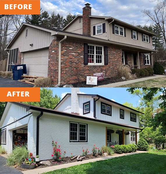 indiana siding installers completed project