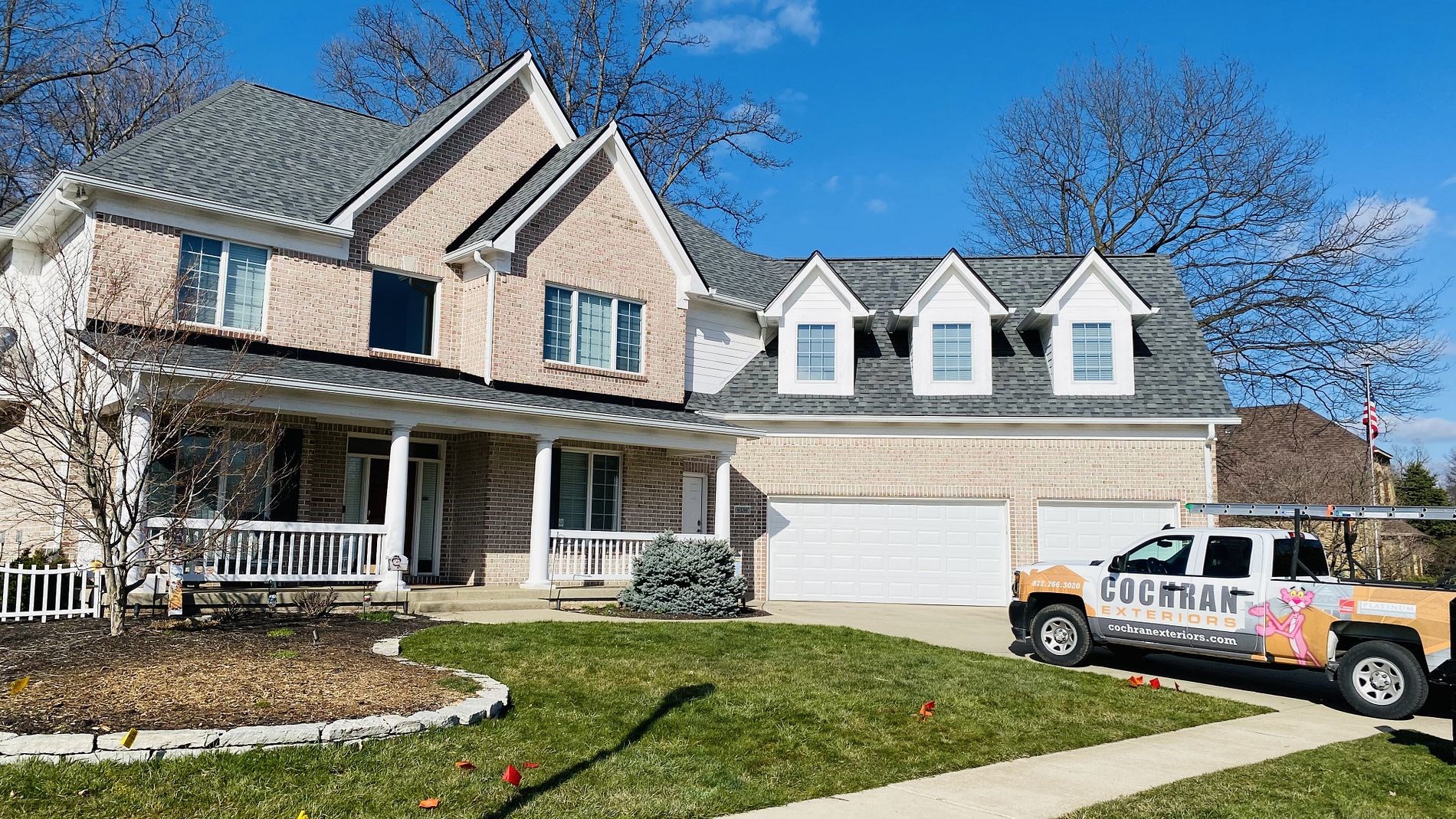 Full roof replacement done my professional Indiana roofers