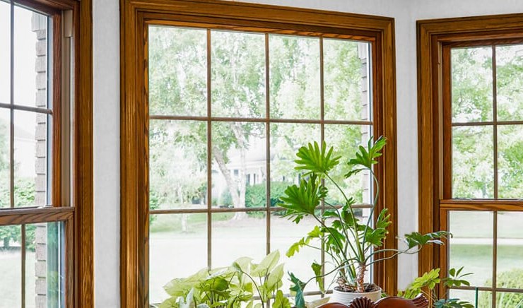wood window installation in Lawrence, IN