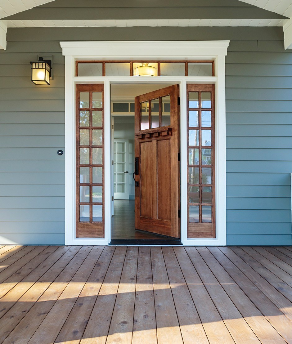 Wood Entry Door