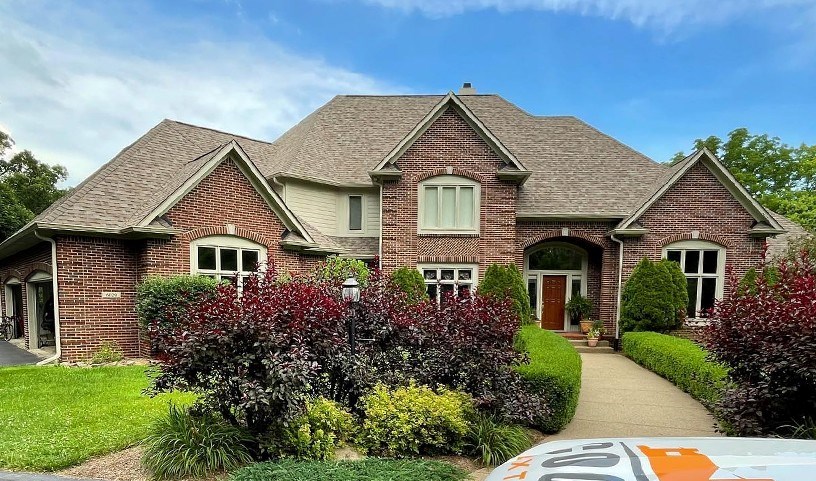 New roof in Indianapolis covered by 50-year roof warranty