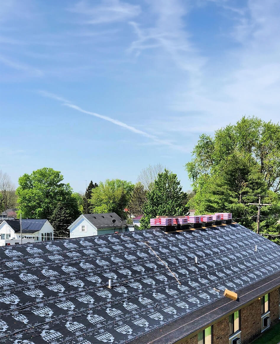 home showing signs of needing roof replacement in Fishers, IN