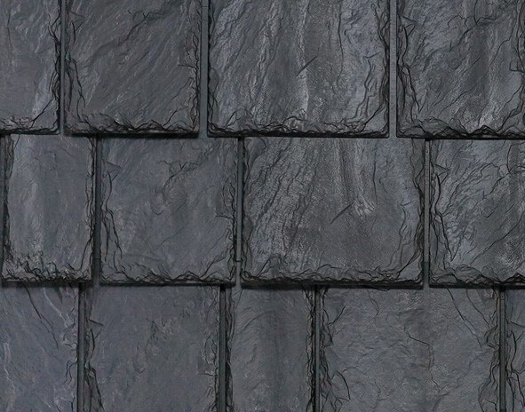 textural slate installation