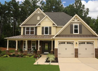 New siding on house in Indiana