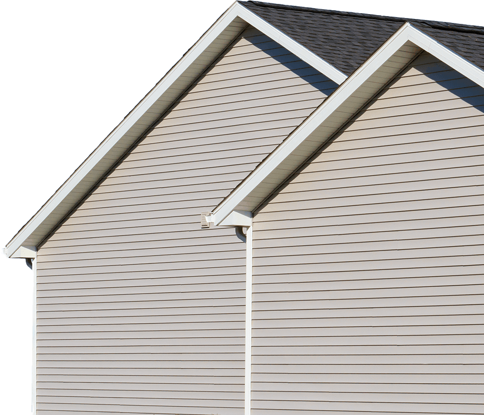 New vinyl siding on house in Indianapolis